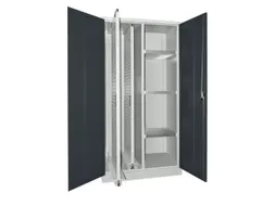 verticale kast,HxBxD 1950x1000x600mm,RAL7035,front RAL7016