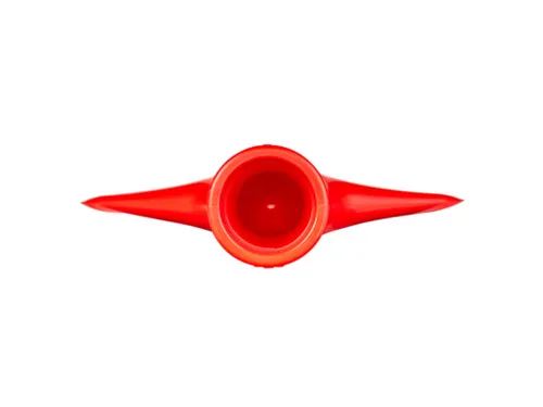 Hygiene flexibel spatelblad Rood met steelaansluiting 220mm