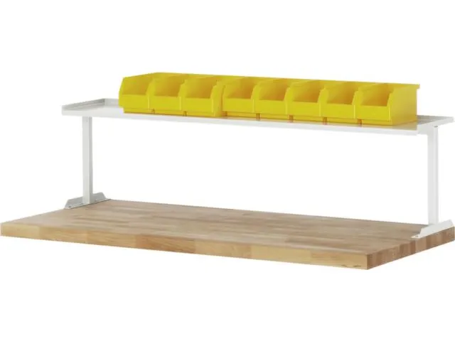 Tablette pour établi 375x2000x300mm RAL7035