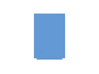 Whiteboard Rocada Skincolour 75x115cm blauw gelakt - 2