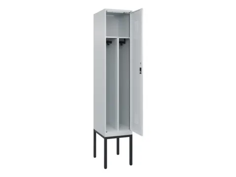 locker voor scheiding van kleding,HxBxD 2120x400x500mm,1vak