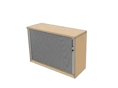 jaloeziedeurkast,HxBxD 825x1200x445mm,1xhouten vloer,2 OH,NE-esdoorn