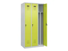 locker voor scheiding van kleding,HxBxD 1850x900x500mm,3vak