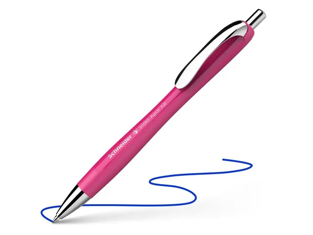 Balpen Schneider Rave XB Power Pink doos a 3 + 1 gratis