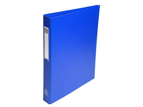 Ringmap PP A4 25mm 4 Rings Blauw