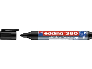 Viltstift Edding 360 Whiteboard Rond Zwart 1.5-3mm - 2