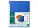 Elastomap zonder klep glanskarton 355gm² A4 Blauw
