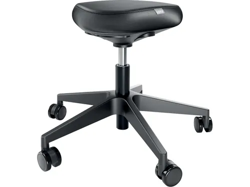 Ergo actieve Zitkruk comfort wieltjes zwart