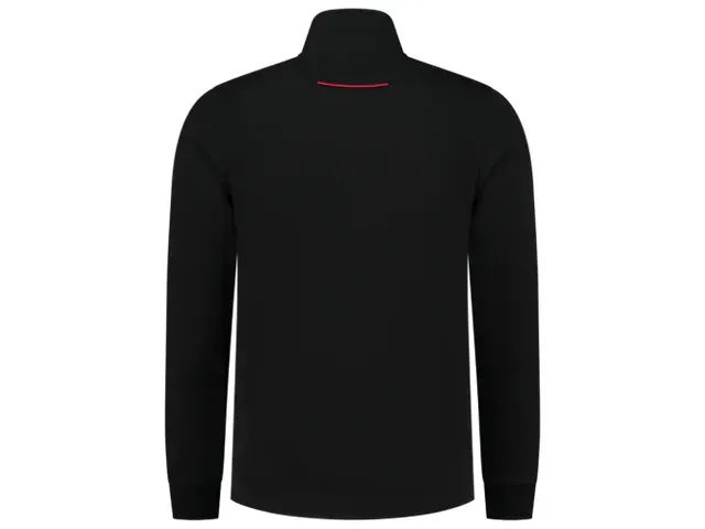 OUTLET Tricorp 302702 Sweatvest Accent Zwart/rood maat XXL