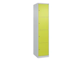 lockerkast,HxBxD 1850x400x500mm,1x4vakken,vak B 400mm,cil.-slot - 1