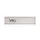 Design Schuifbord Aluminium Vrij Bezet Wit 150x40mm