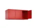 opzetkast,v. locker,3vak.,vak B 400mm,HxBxD 500x1200x500mm
