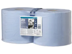 Tork Poetsrol 130072 Combirol W1 / W2 2-Laags Blauw