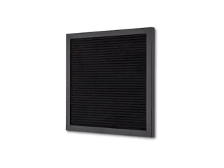 Letterbord Zwart 30x30cm Zwart frame - 2