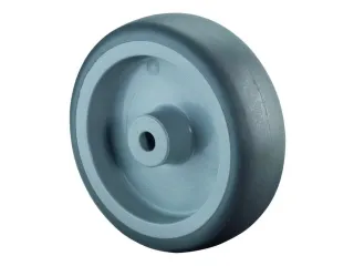 Wiel 65kg Boorgat Øxb 100x24mm Thermoplast Spoorvrij Blauwgrijs - 2