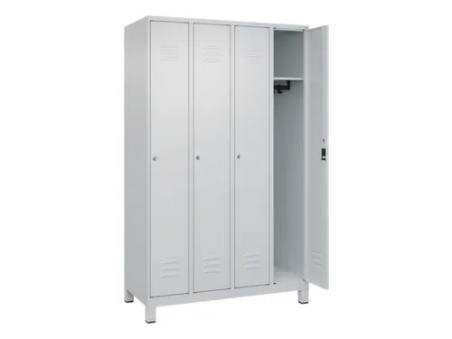 locker,HxBxD 1950x1200x500mm,4vak,vak B 300mm,cil.-slot,voeten