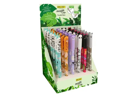 Gelschrijver Online Magixx cap animal 0.7mm assorti