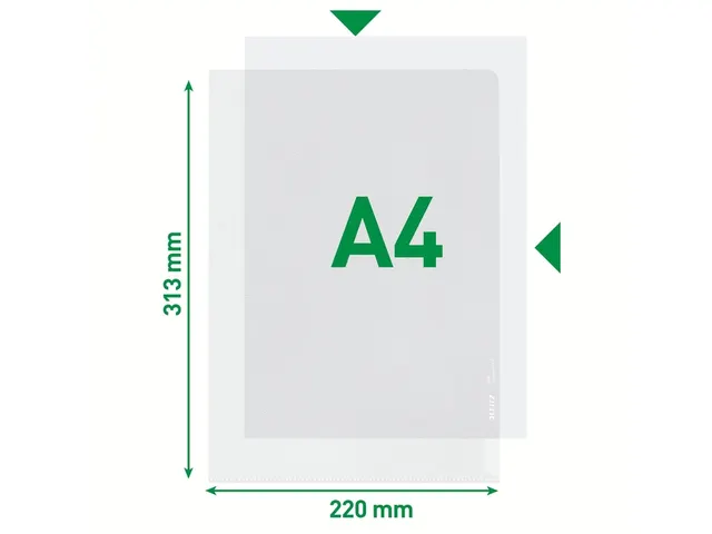 Insteekmap L-map Leitz Premium A4 Pp 0.13mm Generfd