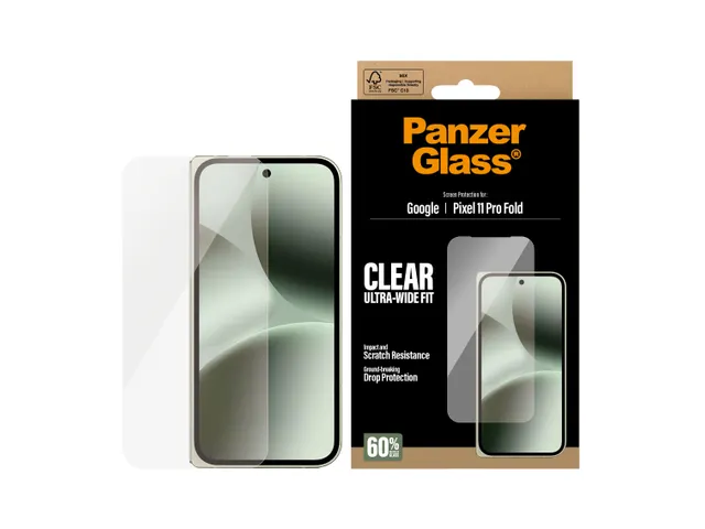PanzerGlass Front Screen Protector Google Pixel 11 Pro Fold, Google