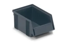 magazijnbak,HxBxD 75x105x165mm,0,6l,PP,grijs