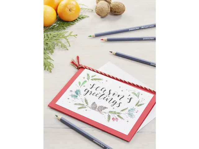 Crayon de couleur Aquarellable Faber-Castell Goldfaber etui 12 pces