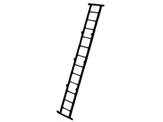 Vouwladder Aluminium 4X4Sporten Aanlegladder L 4 74M - 6