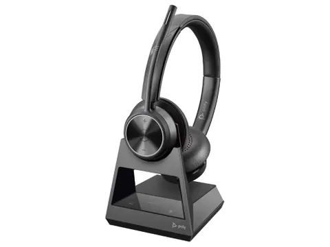 Poly Savi 7320 Uc Stereo Dect Headset 8L545AA#ABB wireless black On-Ea