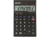 Calculator Sharp-EL128SWH zwart-wit desktop