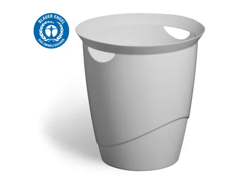 Afvalbak ECO 16 Liter rond Grijs
