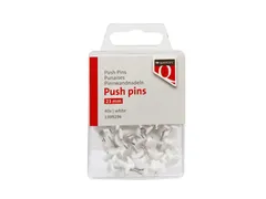 Push pins Quantore 40 stuks wit