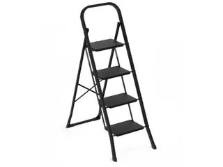 Huishoudtrap BRASQ 4 treden SLM400 zwart - 1