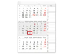 3-Maandkalender 2027 INNI Manager compact-formaat notes