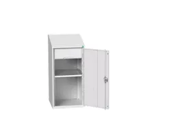 lessenaarkast 1130x525x550mm legbord en lade RAL7035