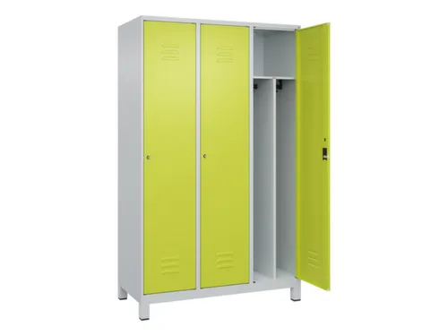 locker voor scheiding van kleding,HxBxD 1950x1200x500mm,3vak
