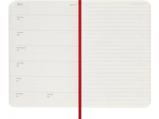 Agenda 2027 Moleskine 12M Planner Weekly 7dag/1pagina sc scarlet red - 4