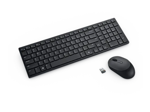 DELL KM555 toetsenbord Inclusief muis RF-draadloos + Bluetooth AZERTY