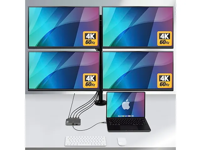 USB-C TO Quad HDMI Adapter