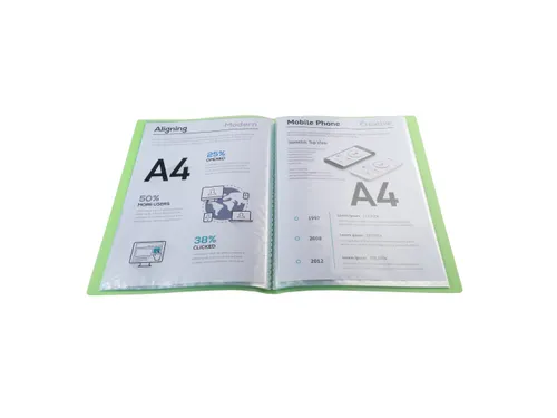 Showalbum Chromaline PP 30 tas A4 groen