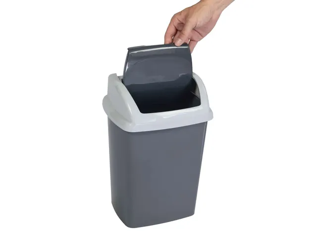 MAUL Afvalemmer MAULswing 10 Liter Grijs