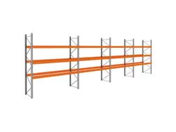 palletstelling,basis+3xaanbouw,HxBxD 3990x14900x1100mm,vakl. 3400kg