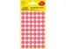 etiket Zweckform 12mm rond 5 vel a 54 etiketjes lichtrood