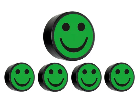 Impressiemagneet Face Groen 35Mm