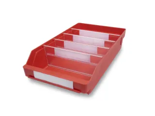 Stellingbakken Pp Hxbxd 95X240X400Mm Rood - 1