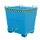 Bodemklepcontainer 1271x1040x1200mm 1m³ 2000kg Ral5012