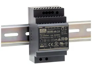 Voeding - 1 Uitgang - 60 W - Din-Railmontage - 24 V 2.5 A - Voor Indus - 2
