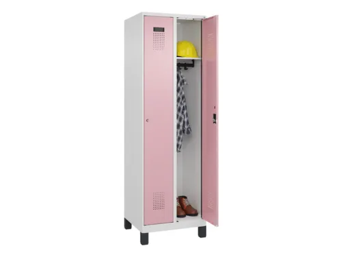 locker,HxBxD 1950x600x500mm,2vak,vak B 300mm,cil.-slot,voeten