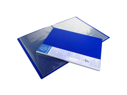 Showalbum UP-LINE P P 10 tas A4 blauw
