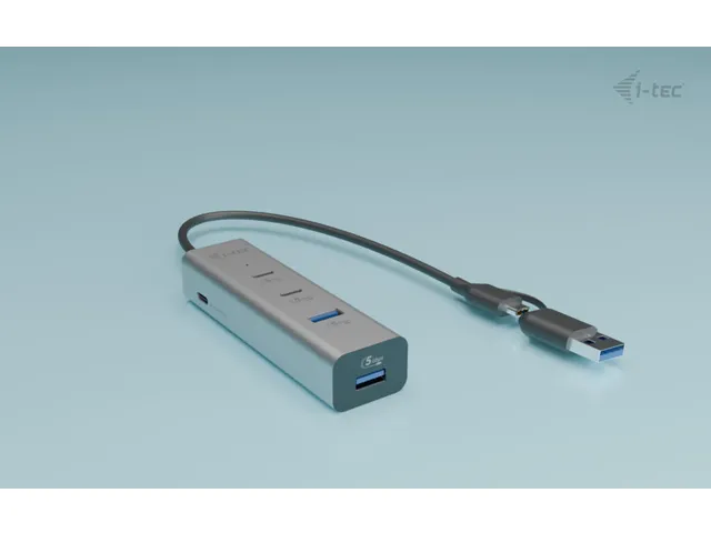 Universal Charging Metal HUB 2xUSB-C + 2x USB-A Port + Power Delivery