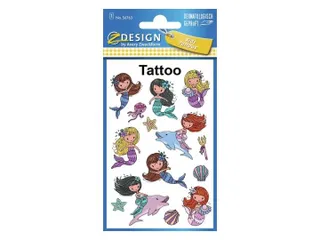 Tattoo etiket Z-design Kids pakje a 1 vel zeemeerminnen - 2