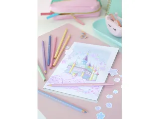 Kleurpotloden Faber-Castell pastel zeskantig karton etui á 10 stuks - 4